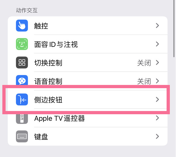 峪泉镇苹果14维修店分享iPhone14 Plus侧键双击下载功能关闭方法 